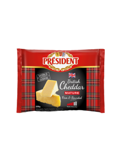 President Chedar, zreli, 200 g